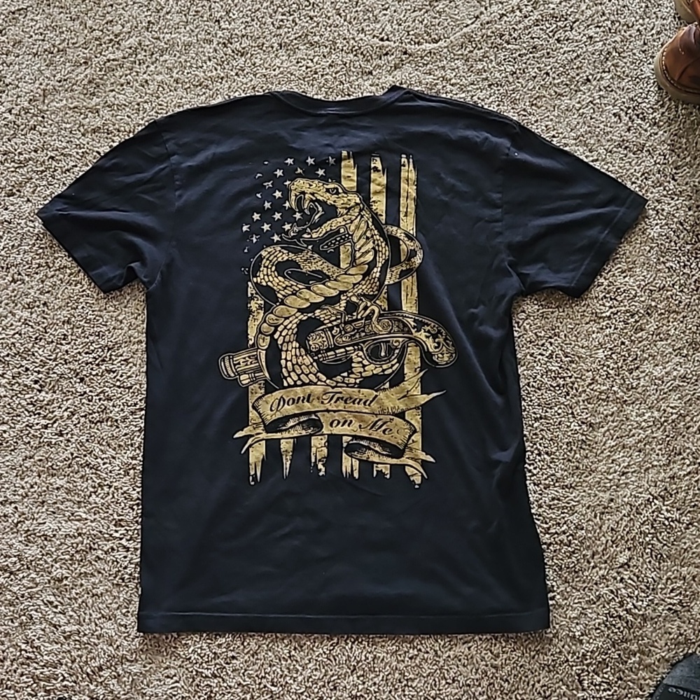 Zero Foxtrot t shirt, black, size M